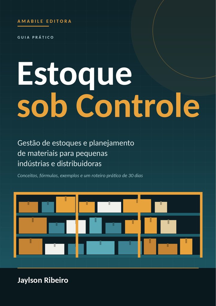 Capa do livro Estoque sob Controle